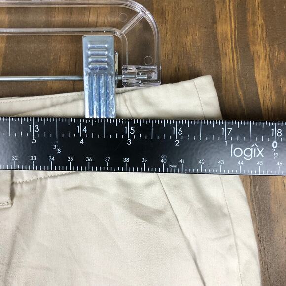 Banana Republic Womens Pants Tan Martin Fit Capris Cropped Stretch 12 - Picture 7 of 12